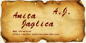 Anita Jaglica vizit kartica